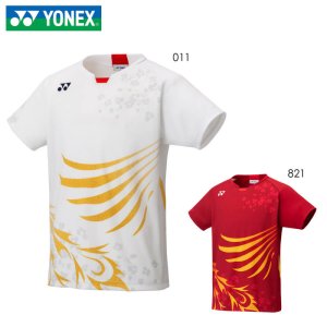 画像1: 【メール便/配達日時指定不可】YONEX　メンズゲームシャツ（フィットスタイル）　SSサイズ/10380 (1)