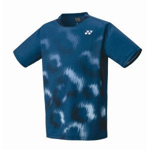 画像1: 【メール便/配達日指定不可】YONEX　ユニゲームシャツ（フィットスタイル）ダークネイビー　Oサイズ/10608 (1)