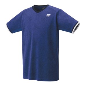 画像1: 【メール便/配達日時指定不可】YONEX ユニゲームシャツ　ミッドナイトネイビー　SSサイズ/10672 (1)