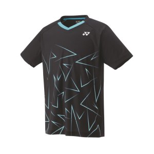 画像1: 【メール便/配達日時指定不可】YONEX ユニゲームシャツ　ブラック　Sサイズ/10673 (1)
