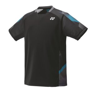 画像1: 【メール便/配達日指定不可】YONEX　ジュニアゲームシャツ　ブラック 140サイズ/10676J (1)