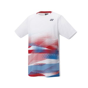 画像1: 【メール便/配達日指定不可】YONEX　ユニゲームシャツ　ホワイト　Sサイズ/10677 (1)