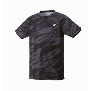 画像1: 【メール便/配達日時指定不可】YONEX　ユニゲームシャツ(フィットスタイル)　ブラック/10685 (1)