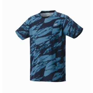 画像1: 【メール便/配達日時指定不可】YONEX　ユニゲームシャツ(フィットスタイル)　フェルトブルー/10685 (1)