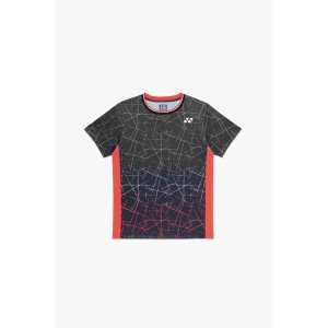 画像1: 【メール便/配達日指定不可】YONEX　ユニゲームシャツ（フィットスタイル）ブラック/10758Y (1)