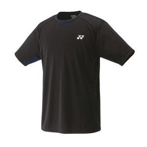 画像1: 【メール便/配達日時指定不可】YONEX　ユニゲームシャツ　ブラック/10810 (1)