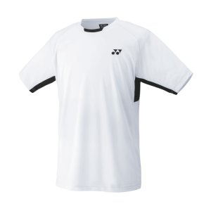 画像1: 【メール便/配達日時指定不可】YONEX　ユニゲームシャツ　ホワイト/10810 (1)