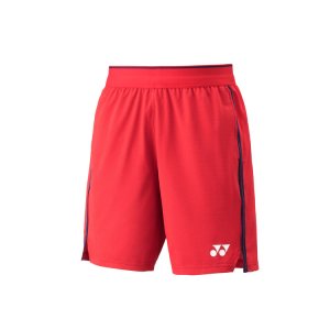 画像1: 【メール便/配達日時指定不可】YONEX　メンズニットハーフパンツ　クリアーレッド/15207 (1)