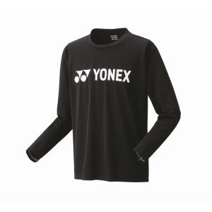画像1: ヨネックス　ユニロングスリーブTシャツ　ブラック/16802 (1)