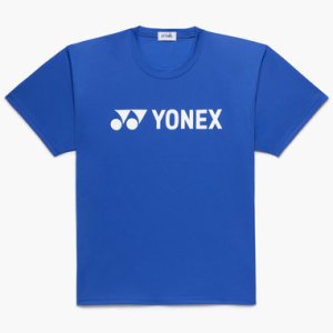 画像1: 【メール便/配達日時指定不可】YONEX　ユニドライTシャツ　絶対にウマくいく　ブラストブルー/16891Y (1)