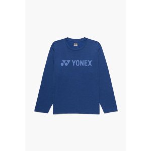 画像1: 【メール便/配達日時指定不可】YONEX　ユニロングスリーブTシャツ　ブルー/16892Y (1)