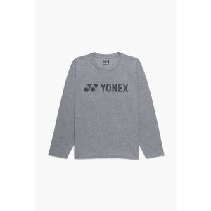 画像1: 【メール便/配達日時指定不可】YONEX　ユニロングスリーブTシャツ　グレー/16892Y (1)