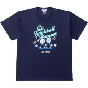 画像1: 【メール便/配達日時指定不可】YONEX　受注会限定　ユニドライTシャツソフトテニス　ネイビーブルー/16895Y (1)