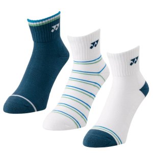 画像1: YONEX メンズアンクルソックス3足組25-28cm/19236Y (1)