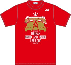 画像1: YONEXユーバーカップ2018優勝記念“チャンピオンＴシャツ/YOB18269 (1)