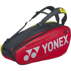 画像1: 【送料無料】YONEXラケットバッグ6レッド/BAG2002R (1)