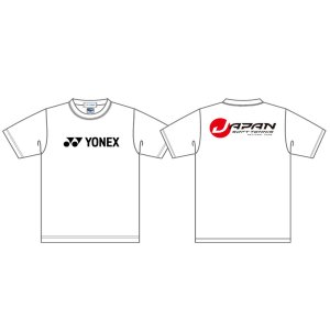 画像1: YONEXオフィシャルサプライヤーＴシャツ　ホワイト/YOS21040 (1)