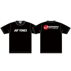 画像1: 【メール便/配達日時指定不可】YONEXオフィシャルサプライヤーＴシャツ　ブラック/YOS21040 (1)