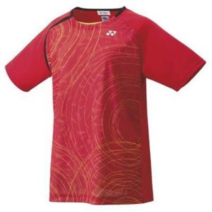 画像1: 【メール便/配達日時指定不可】YONEX　ウィメンズゲームシャツ　サンセットレッドSサイズ/20607 (1)
