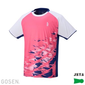 画像1: 【メール便/着日指定不可】【40％OFF】GOSEN　レディースゲームシャツ　ピンク　Lサイズ/T2443 (1)