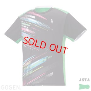 画像1: 【メール便/着日指定不可】【40％OFF】GOSEN　ユニゲームシャツ　ブラック　LLサイズ/T2400 (1)