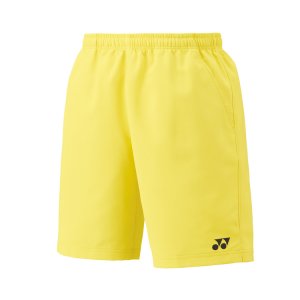 画像1: 【メール便/配達日時指定不可】YONEX ユニハーフパンツ　ライトイエロー/15150 (1)