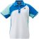 画像1: 【メール便/配達日時指定不可】YONEX　ウィメンズゲームシャツ　ホワイト/ブルーXOサイズ/20434 (1)