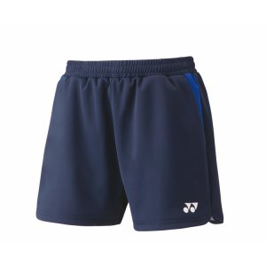 画像1: 【メール便/配達日時指定不可】YONEX　ウィメンズニットショートパンツ　ネイビーブルー/25069 (1)