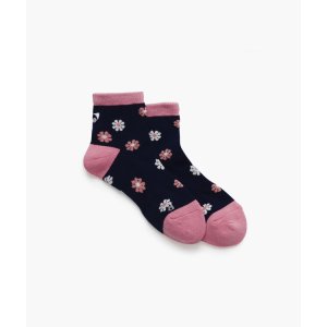 画像1: YONEX　ウィメンズアンクルソックス　ネイビー/ピンク　25-28cm/29262Y (1)