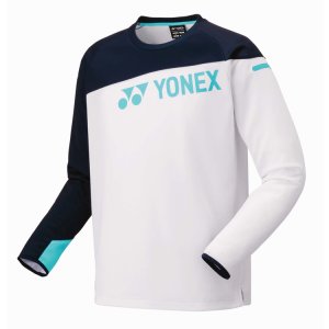 画像1: YONEX　ユニライトトレーナー　ホワイト　Lサイズ/31060 (1)