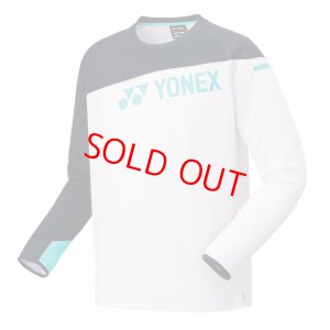 画像1: YONEX　ユニライトトレーナー　ホワイト　Mサイズ/31060 (1)
