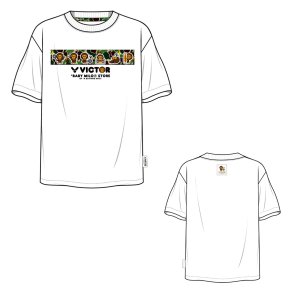 画像1: 【メール便/配達日時指定不可】VICTOR　BABY MILOコラボレーションニットTシャツ/T-502BM (1)