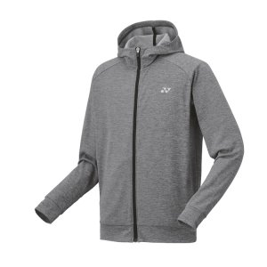 画像1: YONEX　ユニスウェットパーカー　グレー　Oサイズ/51052 (1)