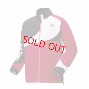 画像1: YONEX　ユニ裏地付きウィンドウォーマーシャツ　ワインレッド　Lサイズ/70100 (1)