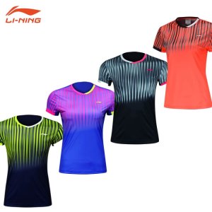 画像1: 【メール便/配達日時指定不可】LI-NING レディースゲームシャツ/AAYM136 (1)