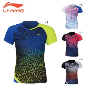 画像1: 【メール便/配達日時指定不可】LI-NING レディースゲームシャツ/AAYQ088 (1)