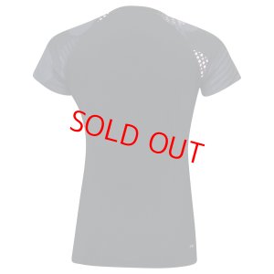 画像2: 【メール便/配達日指定不可】LI-NING　レディースゲームシャツ　ブラックピンク　XLサイズ/AAYR382 (2)