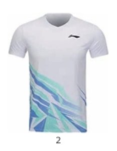 画像1: 【メール便/配達日指定不可】LI-NING　ユニゲームシャツ　ホワイト　Mサイズ/AAYV183 (1)