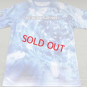 画像1: 【メール便/配達日時指定不可】GOSEN　ゼノブリザードTシャツ　ブルー/J23P0920 (1)