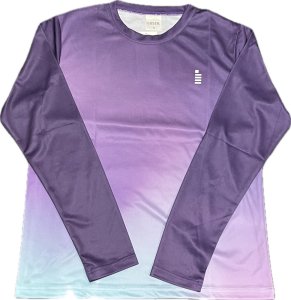 画像1: 【メール便/配達日指定不可】GOSEN　ユニ秋企画昇華ロングTシャツB　ブルー　Mサイズ/JPT49 (1)