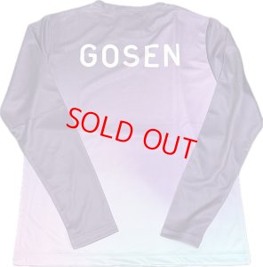 画像2: 【メール便/配達日指定不可】GOSEN　ユニ秋企画昇華ロングTシャツB　ブルー　Mサイズ/JPT49 (2)