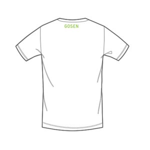 画像2: 【メール便/配達日指定不可】GOSEN 昇華Tシャツ ホワイト Oサイズ/JPT51 (2)