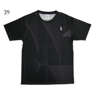 画像1: 【メール便/配達日指定不可】GOSEN　ユニ秋企画昇華TシャツA　ブラック/JPT57 (1)