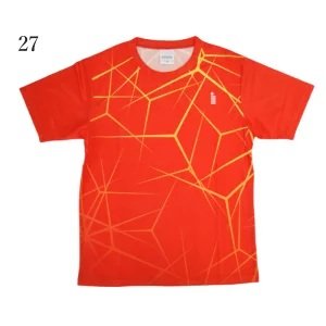 画像1: 【メール便/配達日指定不可】GOSEN　ユニ秋企画昇華TシャツB　レッド/JPT58 (1)