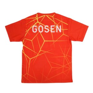 画像2: 【メール便/配達日指定不可】GOSEN　ユニ秋企画昇華TシャツB　レッド/JPT58 (2)