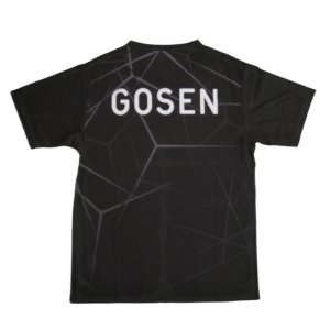 画像2: 【メール便/配達日指定不可】GOSEN　ユニ秋企画昇華TシャツB　ブラック/JPT58 (2)