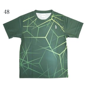 画像1: 【メール便/配達日指定不可】GOSEN　ユニ秋企画昇華TシャツB　グリーン/JPT58 (1)