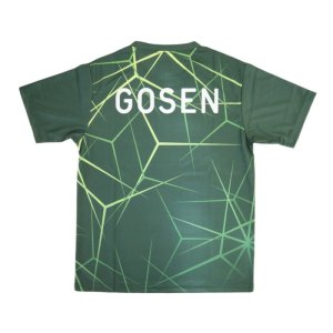 画像2: 【メール便/配達日指定不可】GOSEN　ユニ秋企画昇華TシャツB　グリーン/JPT58 (2)