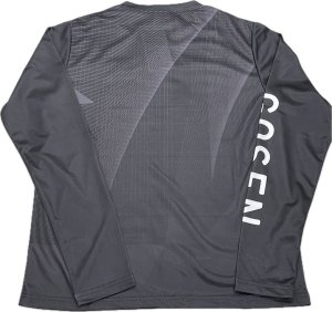 画像2: 【メール便/配達日指定不可】GOSEN　ユニ秋企画昇華ロングスリーブTシャツA　ブラック/JPT59 (2)