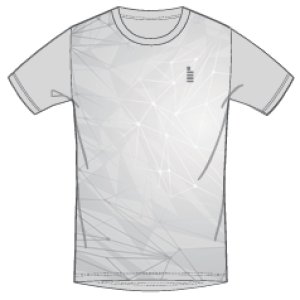 画像1: 【メール便/配達日時指定不可】GOSEN　春企画昇華TシャツA　ホワイト/JPT61 (1)
